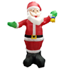 Kerstman met bel 2 meter